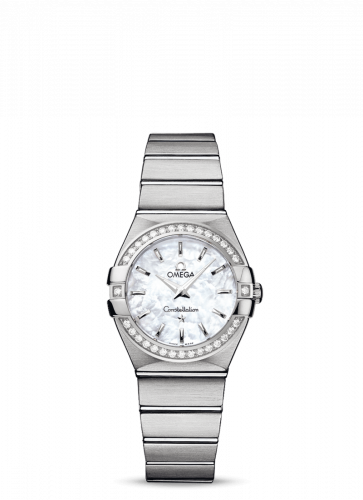 Constellation Quartz 27 Brushed Stainless Steel / Diamond / MOP