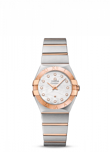 Omega Constellation Quartz diamonds Mother of pearl dial NEW...