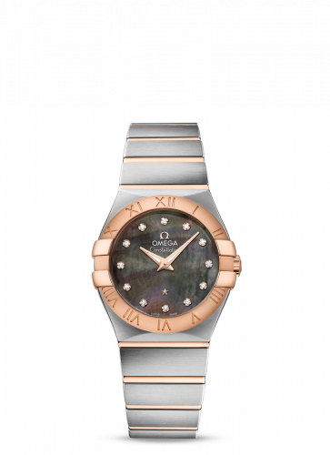 Constellation Quartz 27 Brushed Stainless Steel / Red Gold / Tahiti MOP