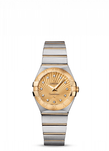 Constellation Quartz 27 Brushed Stainless Steel / Yellow Gold / Champagne Supernova