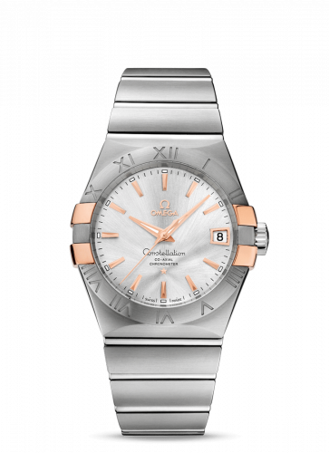 Constellation Co-Axial 38 Stainless Steel / Red Gold / Silver