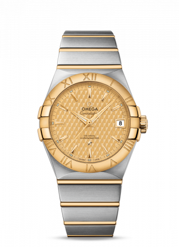 Constellation Co-Axial 38 Stainless Steel / Yellow Gold / Champagne Lozenge