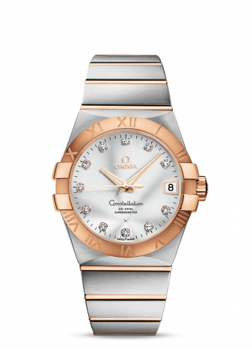 Constellation Co-Axial 38 Stainless Steel / Red Gold / Silver