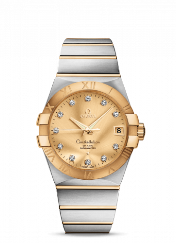 Constellation Co-Axial 38 Stainless Steel / Yellow Gold / Champagne