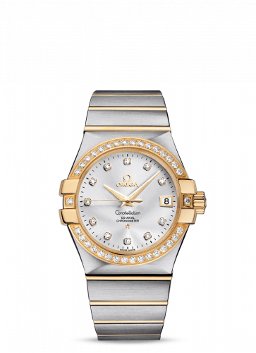Constellation Co-Axial 35 Stainless Steel / Yellow Gold / Diamond / Silver