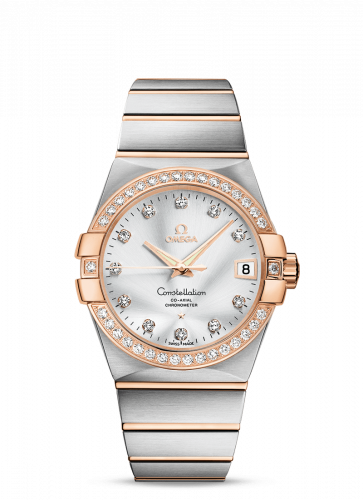Constellation Co-Axial 38 Stainless Steel / Red Gold / Diamond / Silver