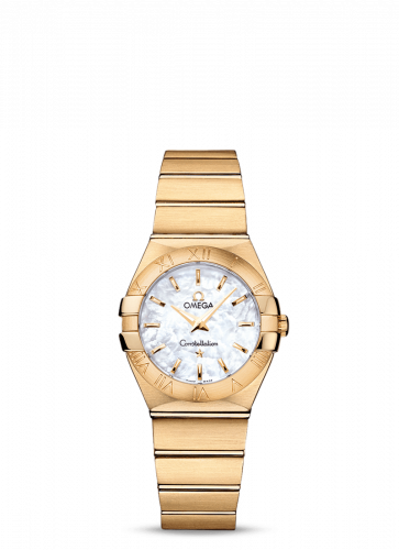 Constellation Quartz 27 Brushed Yellow Gold / MOP