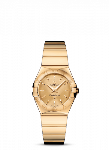 Constellation Quartz 27 Polished Yellow Gold / Champagne