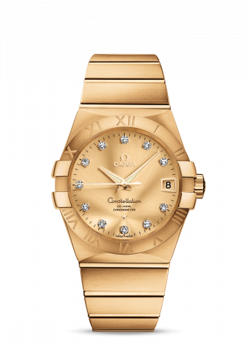 Constellation Co-Axial 38 Yellow Gold / Champagne