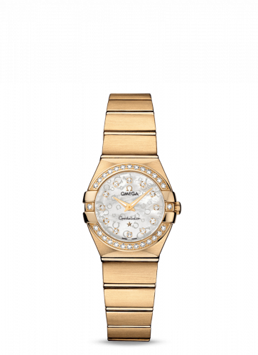 Constellation Quartz 24 Brushed Yellow Gold / MOP Omega