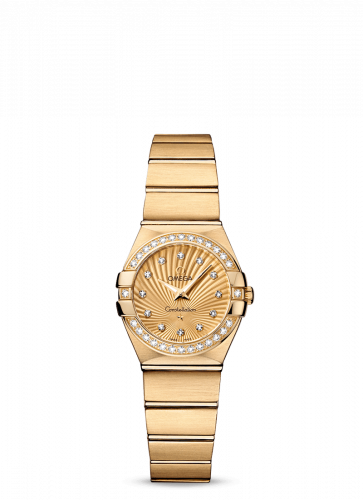 Constellation Quartz 24 Brushed Yellow Gold / Diamond / Champagne Supernova
