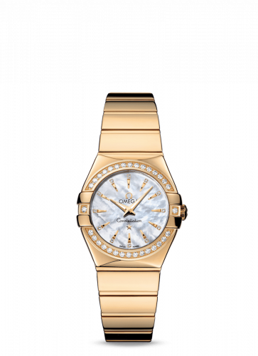 Constellation Quartz 27 Polished Yellow Gold /  Diamond / Silver
