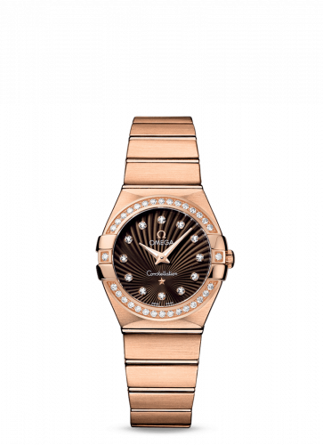 Constellation Quartz 27 Brushed Red Gold / Diamond / Brown Supernova