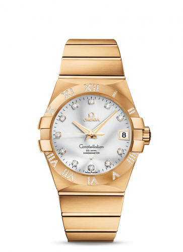 Constellation Co-Axial 38 Yellow Gold / Diamond / Silver