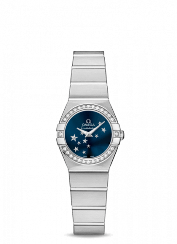 Constellation Quartz 24 Brushed Stainless Steel / Diamond / Orbis