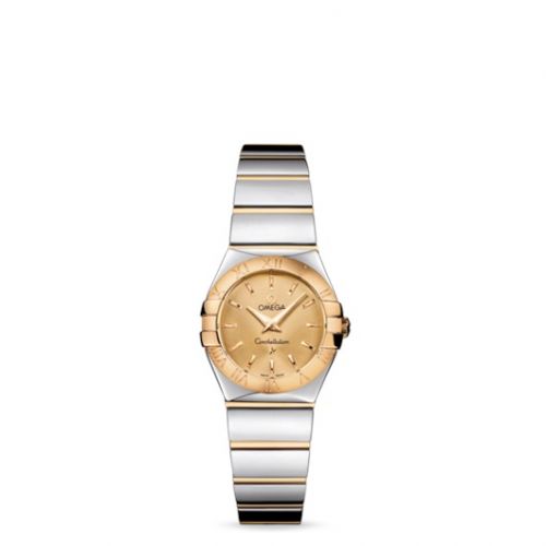 Constellation Quartz 24 Polished Stainless Steel / Yellow Gold / Champagne