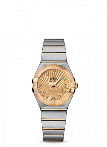 Constellation Co-Axial 27 Brushed Stainless Steel / Yellow Gold / Champagne Supernova
