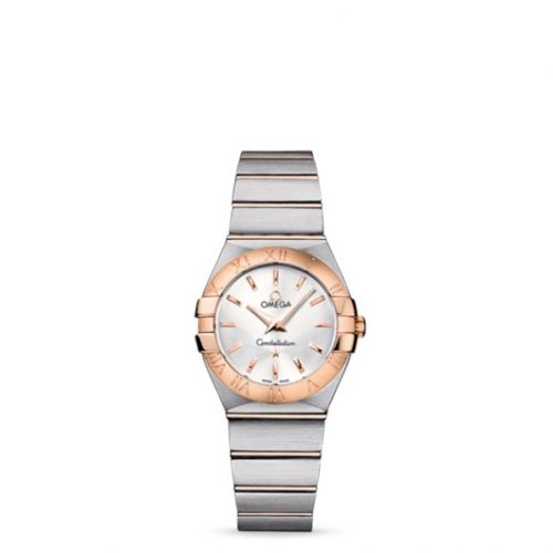 Constellation Quartz 27 Brushed Stainless Steel / Red Gold / Silver