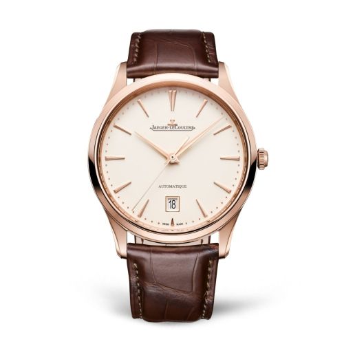 Master Ultra Thin Date Red Gold / Eggshell / Alligator