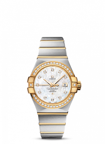 Constellation Co-Axial 31 Stainless Steel / Yellow Gold / Diamond / MOP