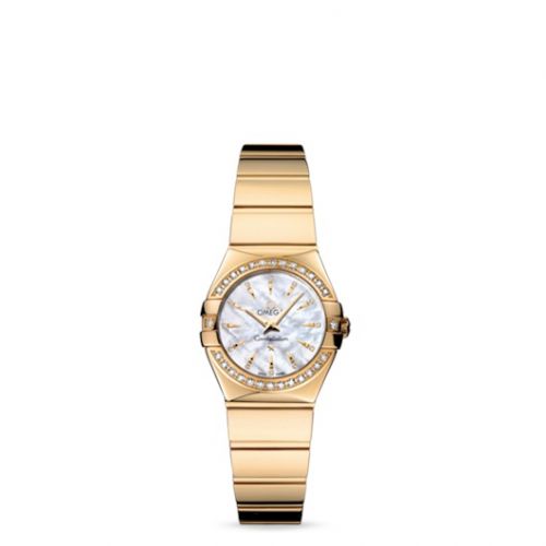 Constellation Quartz 24 Polished Yellow Gold / Diamond / MOP