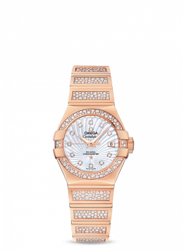Constellation Co-Axial 27 Polished Red Gold / Snow / MOP Supernova