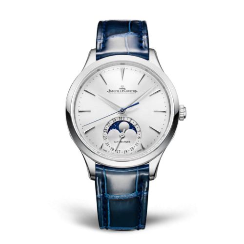 Master Ultra Thin Moon 36 Stainless Steel / Silver / Alligator