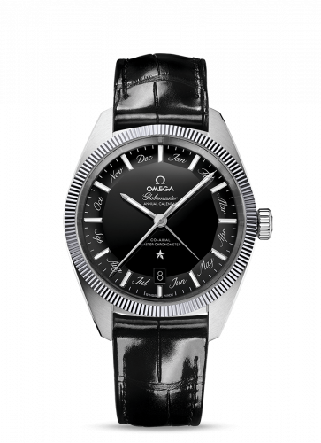 Globemaster Annual Calendar Stainless Steel / Black