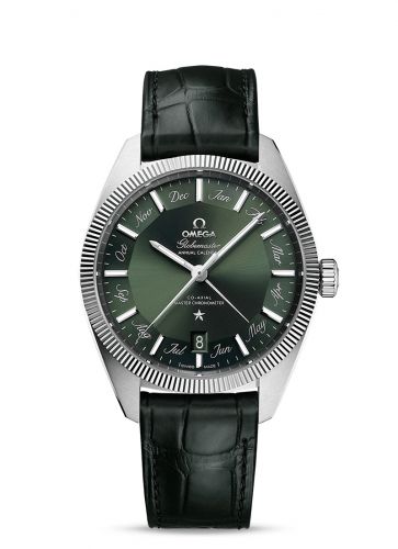 Globemaster Annual Calendar Stainless Steel / Green