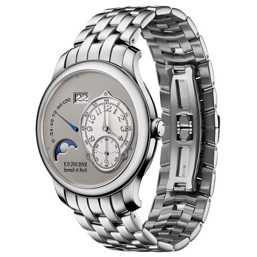 Octa Lune 42 Platinum / Grey / Bracelet