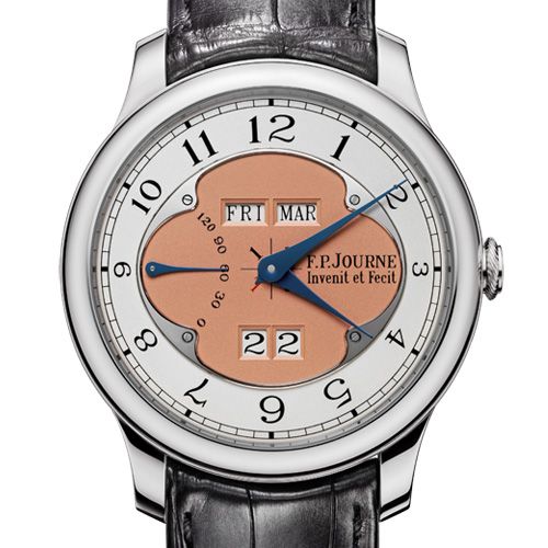 Octa Quantième Perpétuel 42 Platinum / Pink