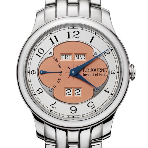 Octa Quantième Perpétuel 42 Platinum / Pink / Bracelet