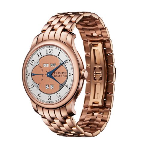 Octa Quantième Perpétuel 42 Rose Gold / Pink / Bracelet