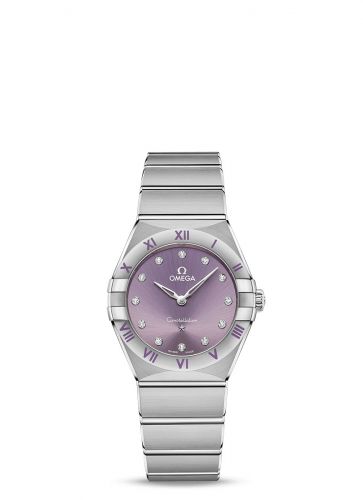 Constellation Manhattan 28 Quartz Stainless Steel / Purple