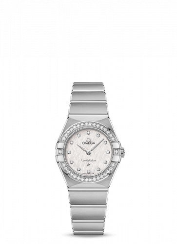 Constellation Manhattan 25 Quartz Stainless Steel / Silver Silk / Diamond