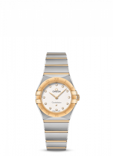 Constellation Manhattan 25 Quartz Stainless Steel / Yellow Gold / Silver Diamond