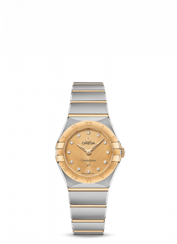 Constellation Manhattan 25 Quartz Stainless Steel / Yellow Gold / Champagne - Diamond