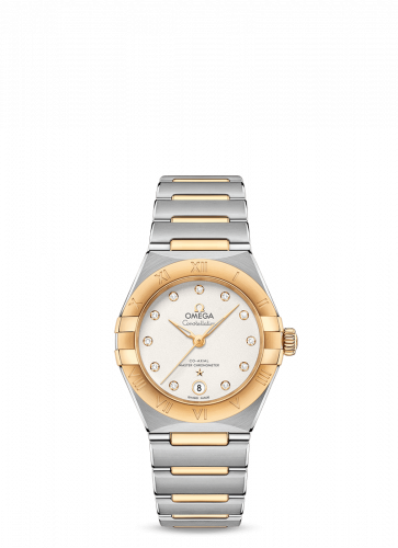 Constellation Manhattan 29 Co-Axial Master Chronometer Stainless Steel / Yellow Gold / Silver Diamond