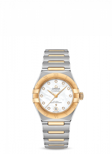 Constellation Manhattan 29 Co-Axial Master Chronometer Stainless Steel / Yellow Gold / MOP