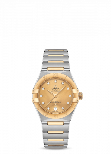 Constellation Manhattan 29 Co-Axial Master Chronometer Stainless Steel / Yellow Gold / Champagne Diamond