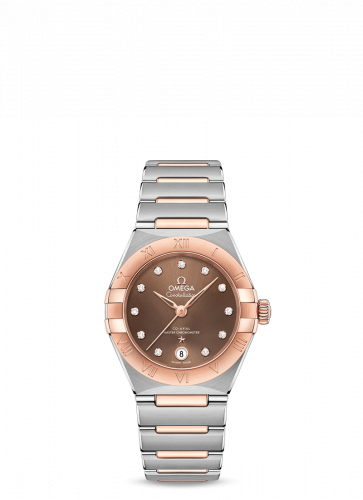 Constellation Manhattan 29 Co-Axial Master Chronometer Stainless Steel / Sedna Gold / Brown  Diamond