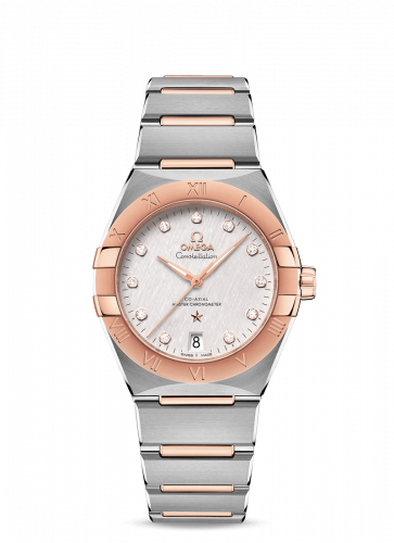 Constellation Master Chronometer 36 Stainless Steel / Sedna / Silver - Diamond / Bracelet