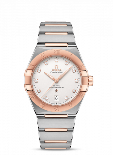 Constellation Master Chronometer 39 Stainless Steel / Sedna / Silver-Diamond / Bracelet