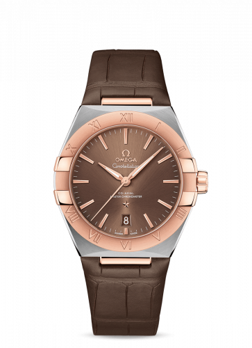 Constellation Master Chronometer 39 Stainless Steel / Sedna / Brown / Alligator