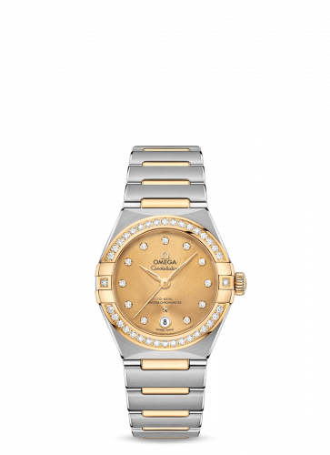 Constellation Manhattan 29 Co-Axial Master Chronometer Stainless Steel / Yellow Gold / Champagne Diamond / Diamond