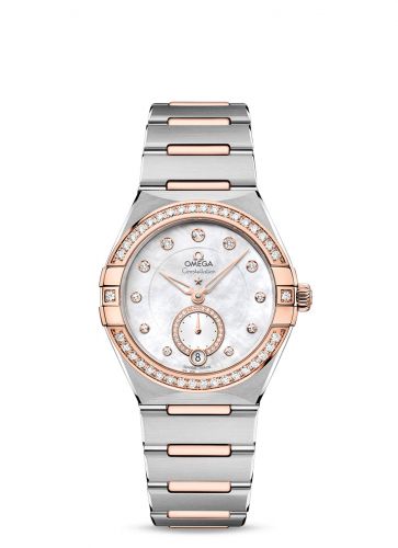 Constellation Master Chronometer Small Seconds 34 Stainless Steel / Sedna Gold / Diamond / MOP / Bracelet