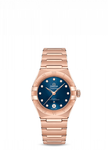 Constellation Manhattan 29 Co-Axial Master Chronometer Sedna Gold / Blue 
