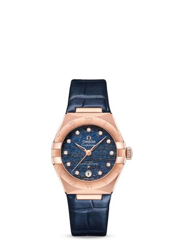 Constellation Manhattan 29 Co-Axial Master Chronometer Sedna Gold / Blue Aventurine