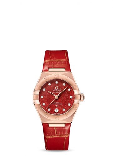 Constellation Manhattan 29 Co-Axial Master Chronometer Sedna Gold / Red Aventurine