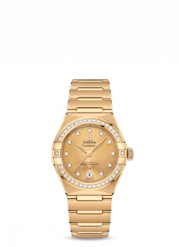 Constellation Manhattan 29 Co-Axial Master Chronometer Yellow Gold / Champagne / Diamond